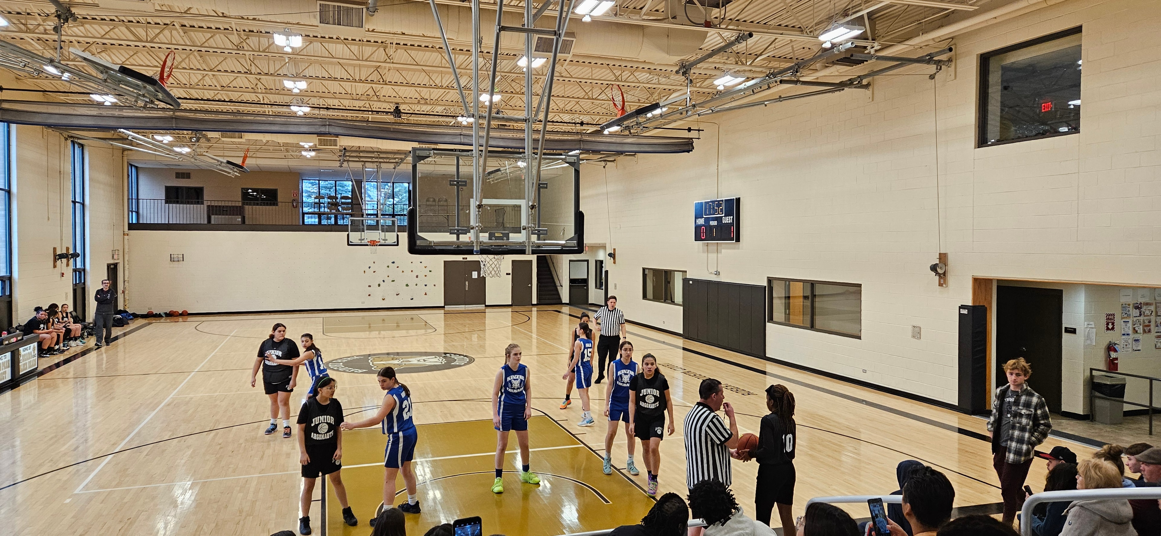 2024 game action — shot going up at the basket
